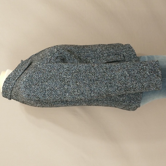 Blarney Woolen Mills Tweed Jacket Blue & Charcoal Gray See Measurements Nub Wool - Picture 4 of 9